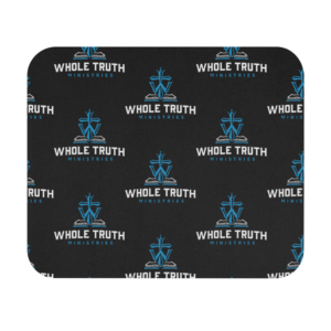 Whole Truth Ministries Logo Mouse Pad — Rectangular Desk Mat for Church Gifts & Office